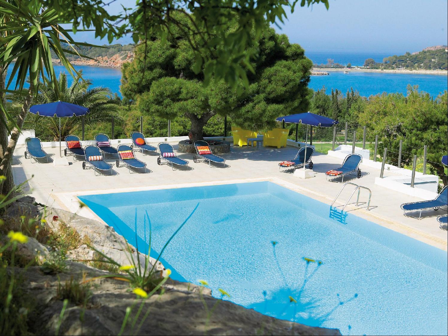 The Roc Club Hotel Vouliagmeni Bagian luar foto